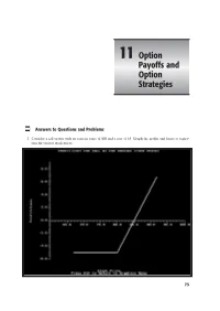 11 Option Payoffs and Option Strategies