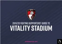 2019/20 Visiting Supporters' Guide To