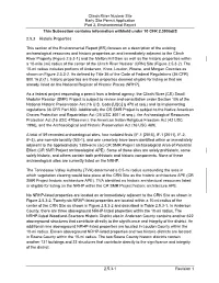 Environmental Report This Subsection Contains Information Withheld Under 10 CFR 2.390(A)(3)