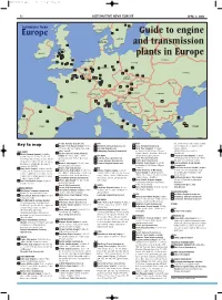 Guide to Engine and Transmission Plants in Europe