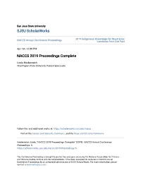 NACCS 2019 Proceedings Complete