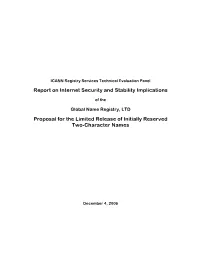 RSTEP GNR Proposal Review Team Report