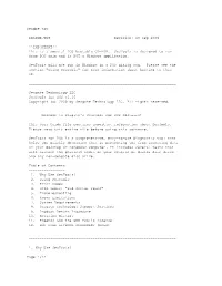 Seatools for DOS V2.16 Copyright (C) 2009 by Seagate Technology LLC