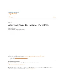 The Falklands War of 1982