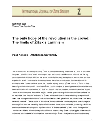 The Only Hope of the Revolution Is the Crowd: the Limits of Žižek's Leninism