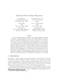 Validating RDF with Shape Expressions