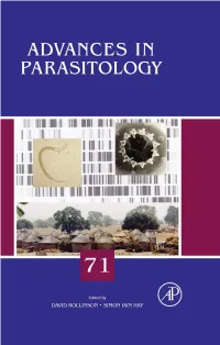 D. Rollinson, S.I. Hay Advances in Parasitology, Volume 71 2010