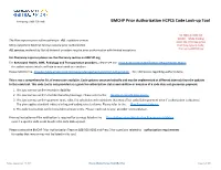 Look-Up Tool: Prior Authorization HCPCS Code