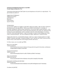 Overlook Park Neighborhood Emergency Team (NET) Disaster Response Operations Plan