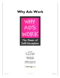 Why Ads Work