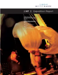 2007 Expedition Report