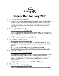 Genius Bar January 2021 1