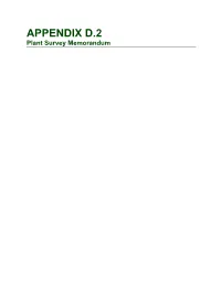 IP Athos Renewable Energy Project, Plan of Development, Appendix D.2