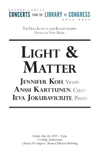 Light & Matter
