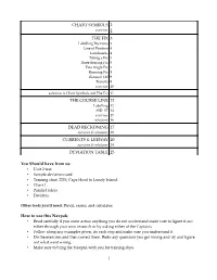 Chart Symbols 2 2 the Fix 3 the Course Line 12 Dead