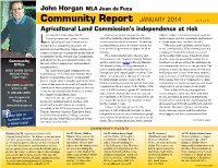 Community Report JANUARY 2014