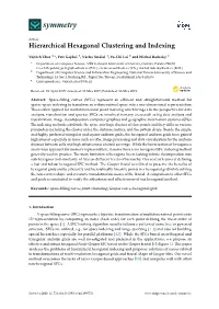 Hierarchical Hexagonal Clustering and Indexing