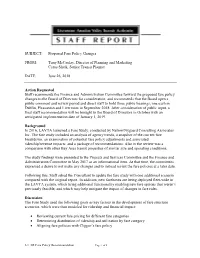 Proposed Fare Policy Changes FROM