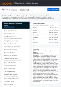 115 Bus Time Schedule & Line Route