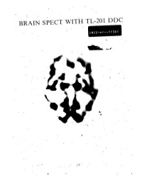 Brain Spect with Tl-201 Ddc