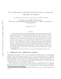 The Switch Operators and Push-The-Button Games: a Sequential Compound Over Rulesets