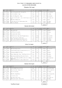 Welcome to Yorkshire Ebor Festival 2020 Race Programme