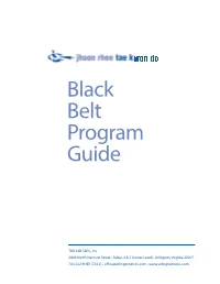 Black Belt Program Guide