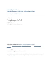 Complicity with Evil M