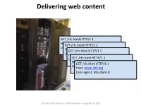 Delivering Web Content