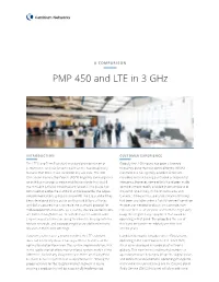 PMP 450 and LTE in 3 Ghz