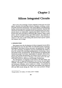 Silicon Integrated Circuits