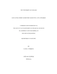 The University of Chicago Old Elites Under Communism: Soviet Rule in Leninobod a Dissertation Submitted to the Faculty of the Di