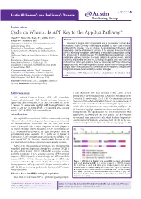 Is APP Key to the Appbp1 Pathway?