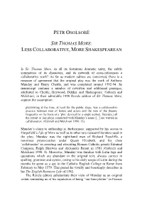 Petr Osolsobě Sir Thomas More