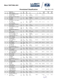 Provisional Classification Doc