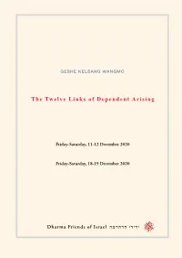 The Twelve Links of Dependent Arising