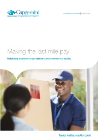 Making the Last Mile Pay