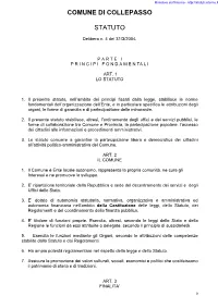 Statuto Comunale