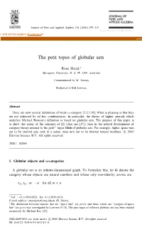 The Petit Topos of Globular Sets