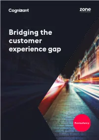 Cognizant—Bridging the Customer Experience Gap Report