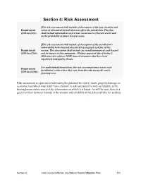 Section 4: Risk Assessment