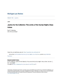 The Limits of the Human Rights Class Action