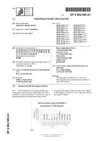 Compounds with Anti-Aging Activities