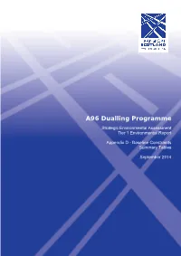 Appendix D - Baseline Constraints Summary Tables