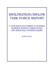 Infiltration/Inflow Task Force Report