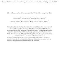 Effects of Chromosome Specific Introgression in Upland Cotton on Fiber and Agronomic Traits