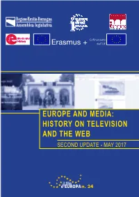 History on Television and the Web Second Update - May 2017