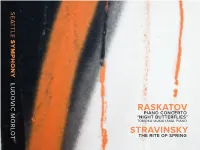 Raskatov Stravinsky