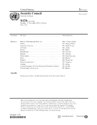 S/PV.8428 Briefings by Chairs of Subsidiary Bodies of the Security Council 17/12/2018