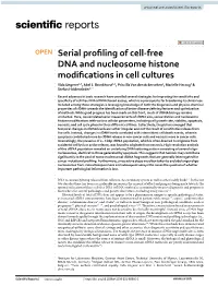 Serial Profiling of Cell-Free DNA and Nucleosome Histone Modifications